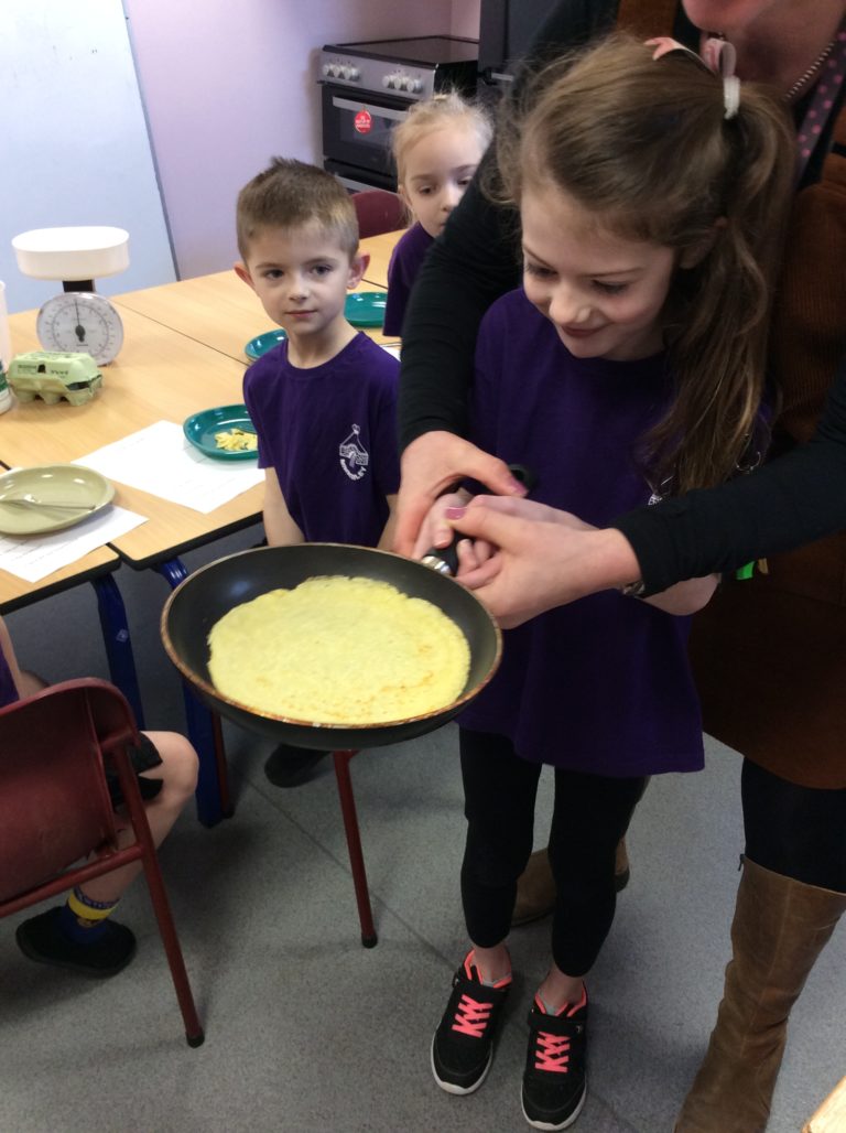 Pancake Day Minsterley Primary School