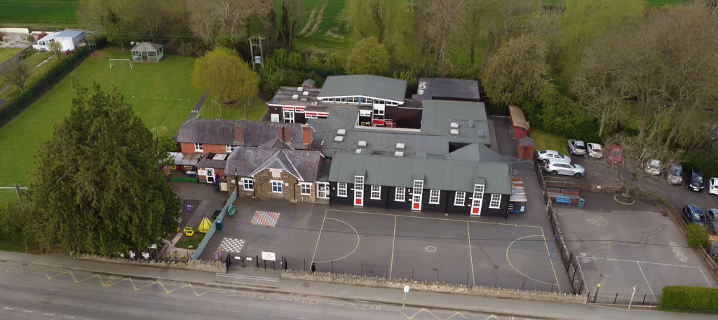 school from the air